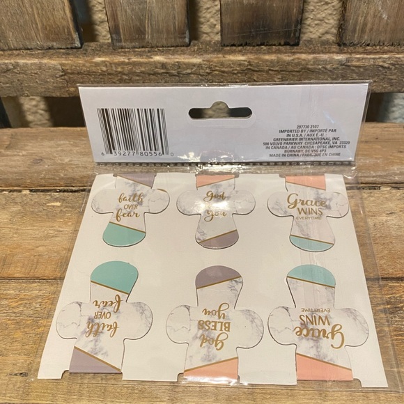 Religious Bookmarks Set Of 6, Cross Shaped Bookmarks, Inspirational Bookmarks - Picture 10 of 11